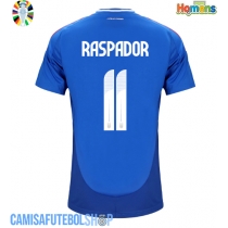 Camisa de time de futebol Itália Giacomo Raspadori #11 Replicas 1º Equipamento Europeu 2024 Manga Curta
